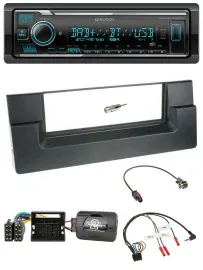 Kenwood Bluetooth Lenkrad DAB USB Autoradio für BMW 5er E39 2001-2004 Quadlock