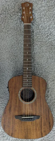 Luna Safari Koa Supreme Solid Koa Top Acoustic Guitar