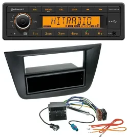 Continental MP3 Bluetooth AUX USB Autoradio für Seat Toledo Altea ab 05 schwarz