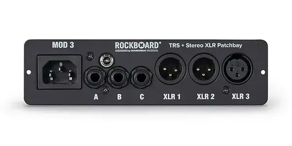 Rockboard RBO B MOD 3 V2 RockBoard Module 3 V2 with XLR, TRS for Vocal