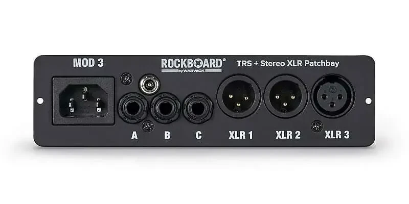 Патч-панель для педалборда Rockboard MOD 3 V2 XLR, TRS