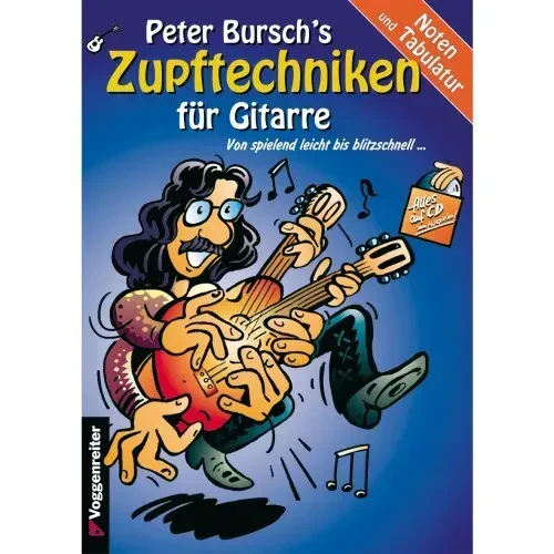 Учебное пособие Voggenreiter Peter Burschs Zupftechniken