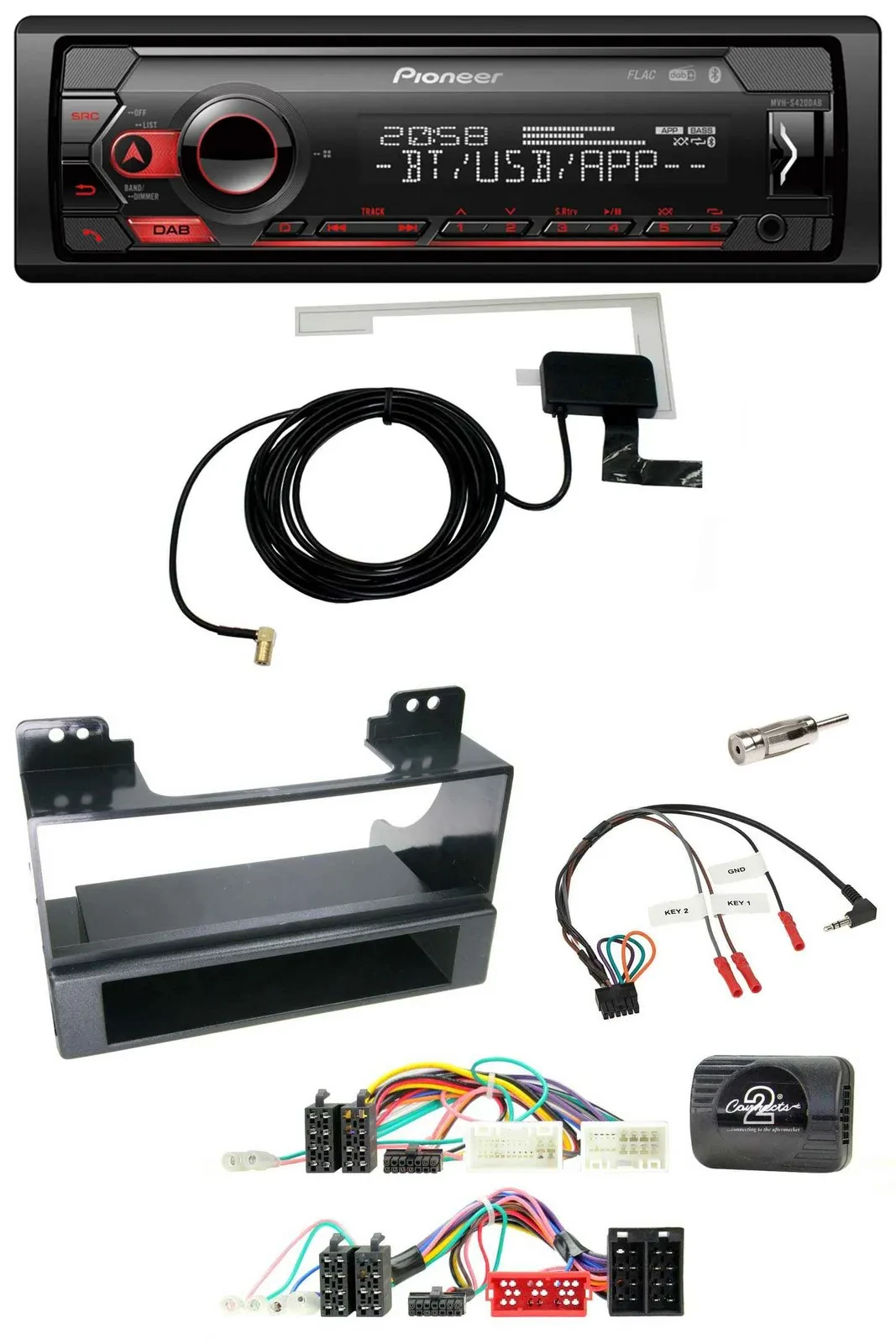 Pioneer DAB USB Lenkrad Bluetooth Autoradio für KIA Carnival II VQ 2006-2011