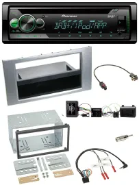 Автомагнитола Pioneer USB MP3 DAB CD для Ford Kuga 2008–2012, серебристая