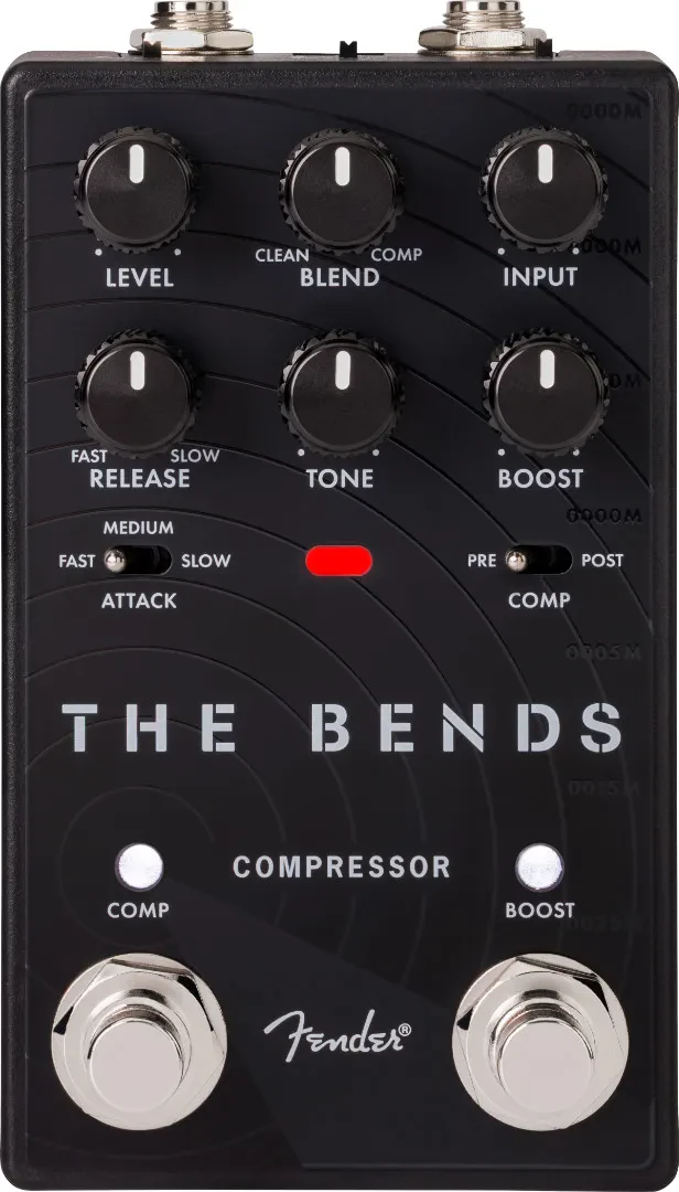 Компрессор для гитары Fender The Bends V2 чёрный