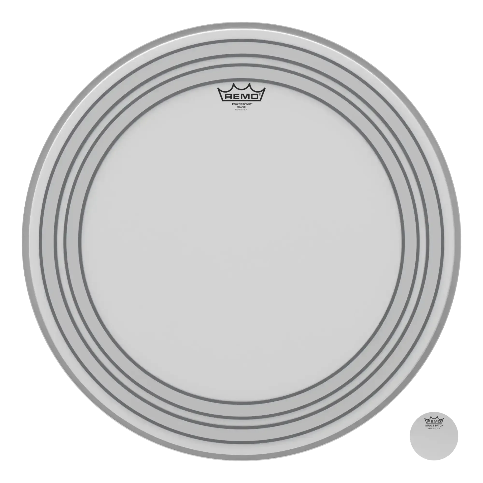 Пластик для барабана Remo 22" Powersonic Coated