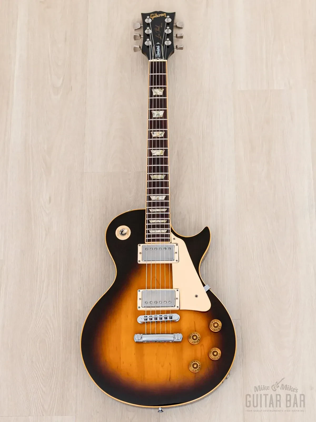 Электрогитара Gibson Les Paul Standard HH Tobacco Sunburst w/case USA 1980