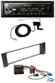 Pioneer Bluetooth DAB USB MP3 Autoradio für Audi A4 B6 00-04 Quadlock Doppel Fak