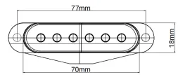 MSB-3 Звукосниматель для электрогитары, сингл, бриджевый, Smiger