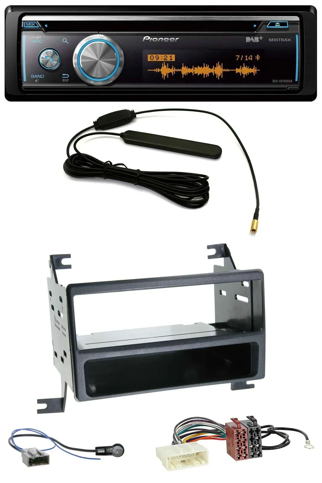 Автомагнитола для Nissan Juke (J15, 2010–2014) Pioneer CD/USB/Bluetooth/DAB/MP3