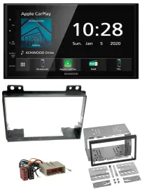 Kenwood Bluetooth MP3 DAB USB 2DIN Autoradio für Ford Fiesta 03-05 Fusion 02-05