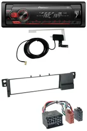 Pioneer 1DIN USB DAB MP3 AUX Autoradio für BMW 3er E46 (Rundpin, ab 1998)