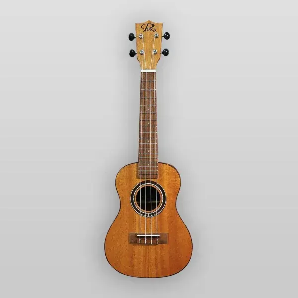 Puka Model PK-PET Peace Rosette Natural Satin Finish Tenor Size Ukulele