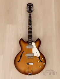 Электрогитара полуакустическая Epiphone Casino E-230TD Vintage Guitar Sunburst w/ Case 1964