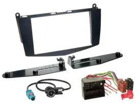 Einbauset Doppel DIN Autoradio für Mercedes C-Klasse 07-11 ohne Tasten