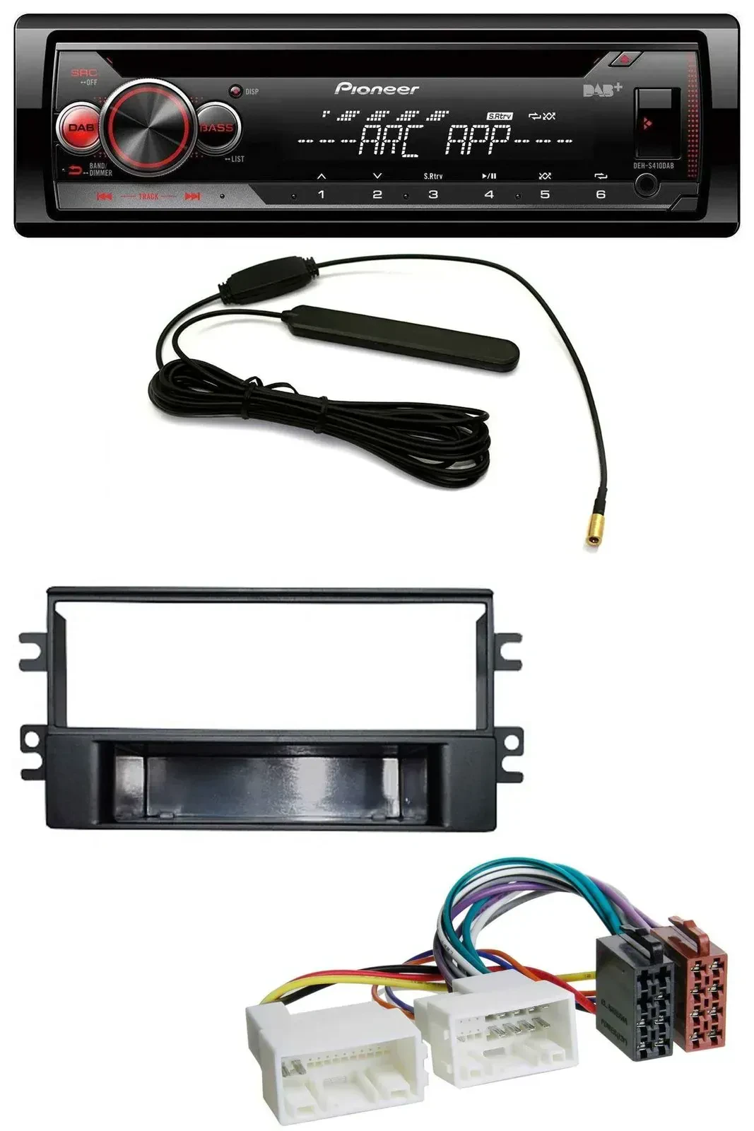 Автомагнитола Pioneer CD/USB/AUX, DAB, MP3 для Kia Carens (с 2007)