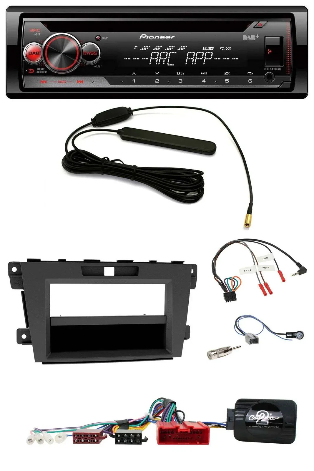 Pioneer CD USB Lenkrad DAB MP3 Autoradio für Mazda CX-7 2009-2013
