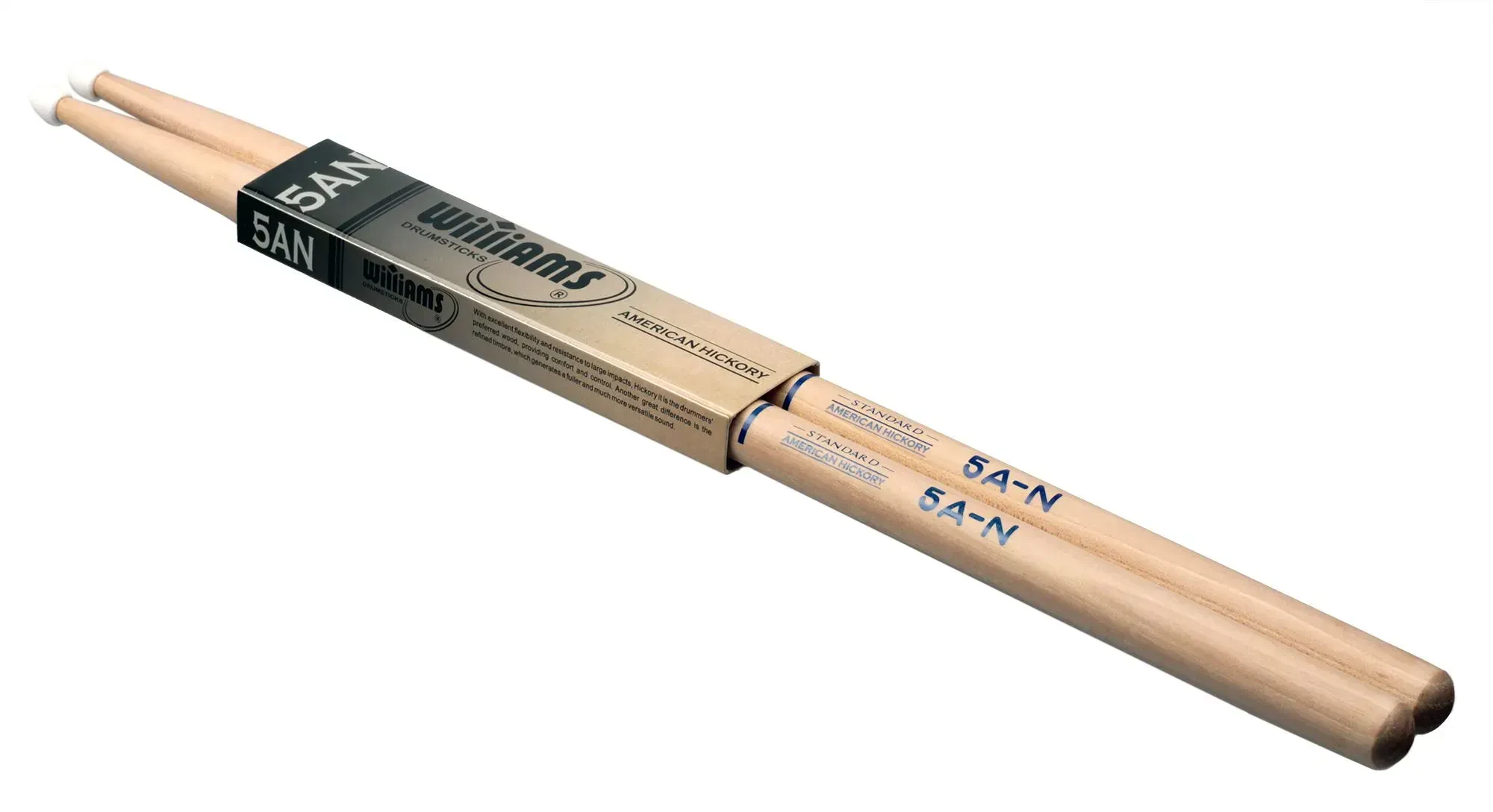 Барабанные палочки Williams DS-WST-5AN Standard Series American Hickory