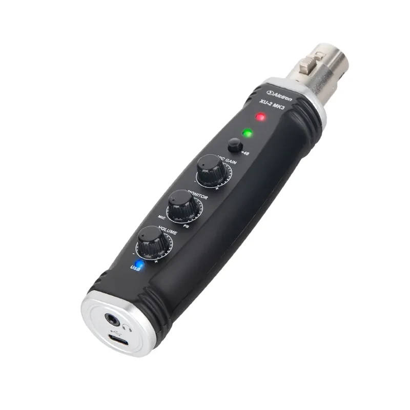 Аудиоинтерфейс Alctron XU-2-MK3 USB, преобразователь XLR в USB