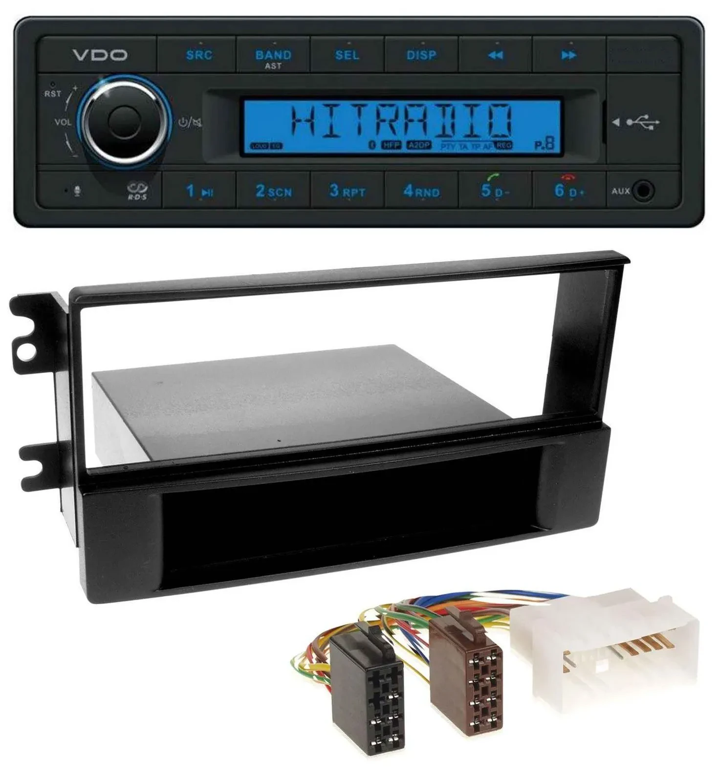 VDO AUX Bluetooth USB MP3 Autoradio für Kia Sportage (ab 2005)