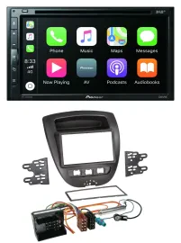 Pioneer DVD 2DIN MP3 DAB Bluetooth USB Autoradio für Citroen C1 Peugeot 107 Toyo