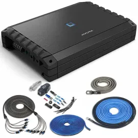 Alpine S2-A55V 540W RMS 5-Channel Car Amplifier w/ Amp Kit