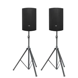 Audio Discovery 10A Aktiv Lautsprecher Set 300W RMS 1600W Peak 10" Tieftöner 1"