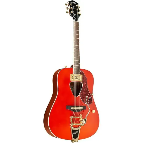 Электрогитара полуакустическая Gretsch Guitars G5034TFT Rancher Dreadnought Savannah Sunset