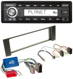 Continental USB 1DIN AUX DAB MP3 Autoradio für Audi A4 B6 00-04 Aktivsystem Mini