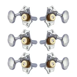 GROVER H97-18C Machine Heads Original Sta-Tite 3 + 3 Chrome