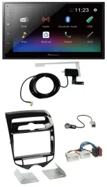Автомагнитола Pioneer 2-DIN, DAB, Bluetooth, USB, MP3 для Hyundai ix20 (с 2010), автоматический климат-контроль