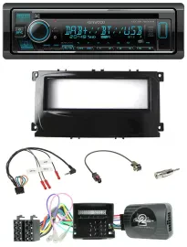 Kenwood Lenkrad Bluetooth DAB USB CD Autoradio für Ford Mondeo S-Max Can-Bus 07-