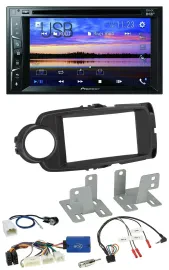 Pioneer Bluetooth 2DIN USB DVD DAB Lenkrad Autoradio für Toyota Yaris ab 2014 sc
