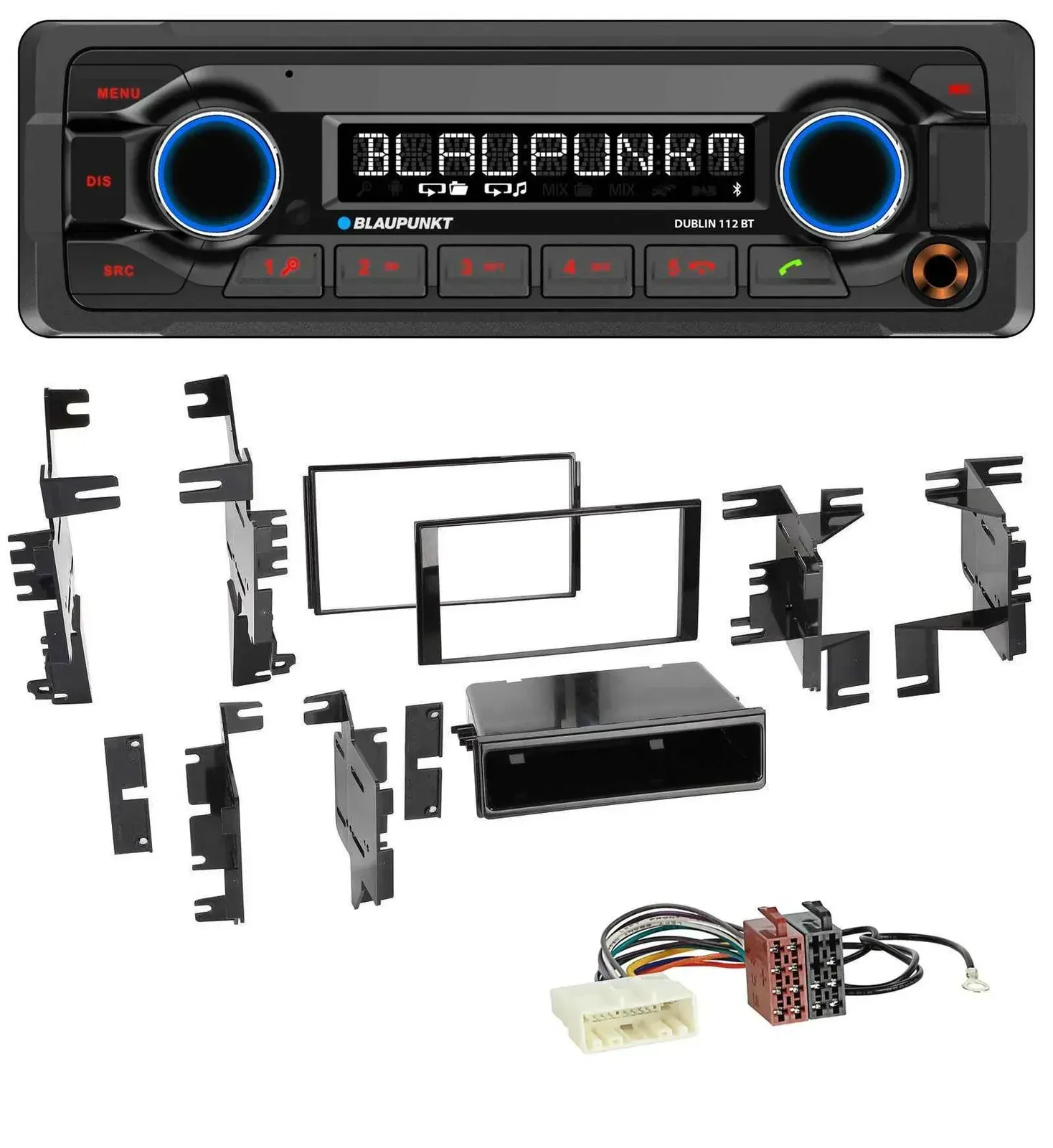 Blaupunkt MP3 Bluetooth USB AUX Autoradio für Nissan Cube ab 09 Frontier ab 13 J