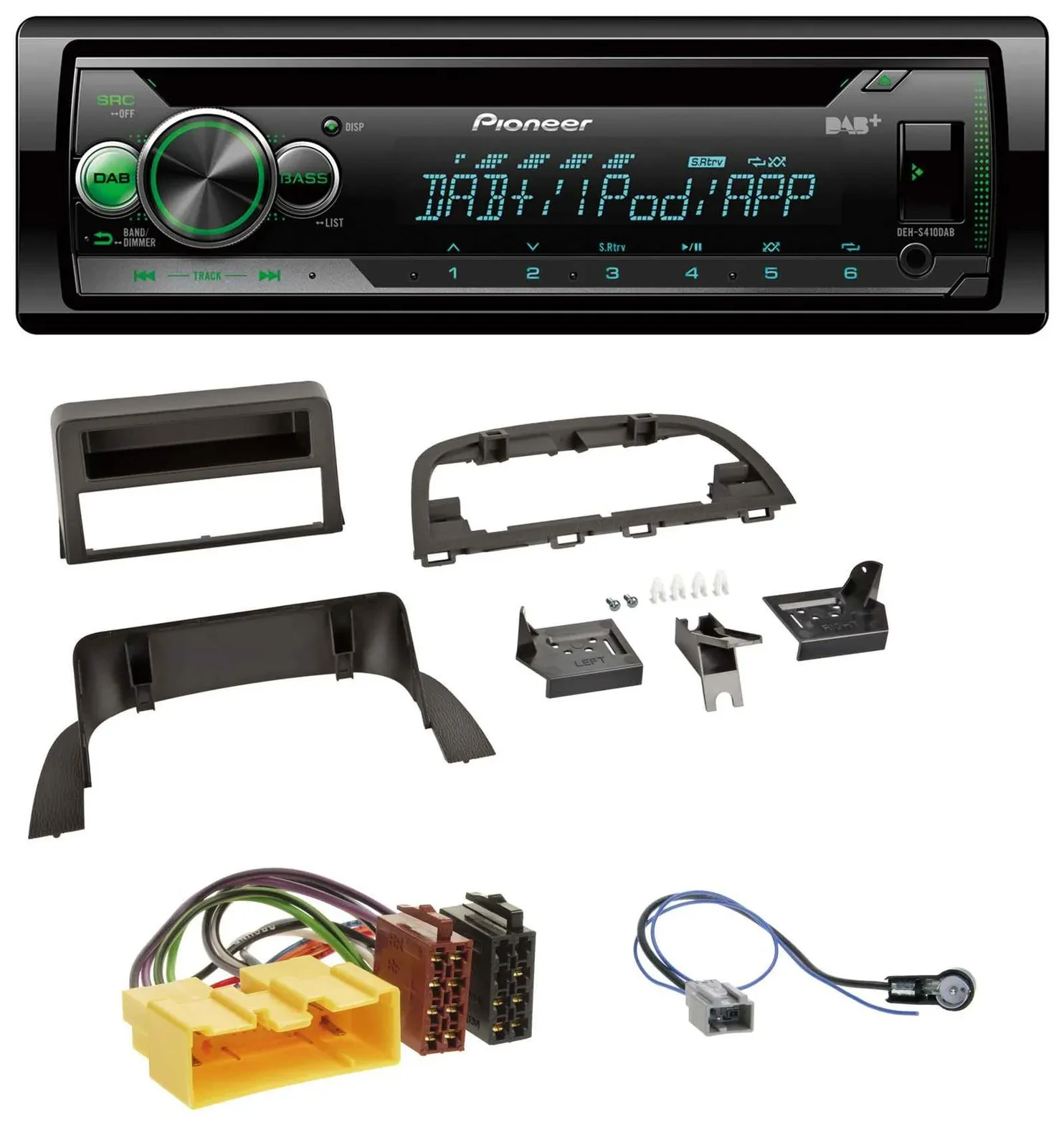 Pioneer USB MP3 DAB AUX CD Autoradio für Mazda 3 (2013-2019)