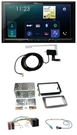 Автомагнитола Pioneer 2-DIN, DAB, USB, MP3, Bluetooth для Alfa Romeo Mito (2008–2014)