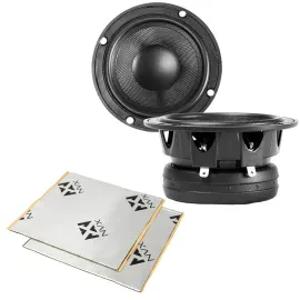 Diamond DESK3 50W 3.5" Component Speaker w/ Sound Damping