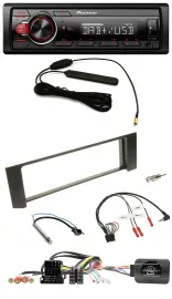 Pioneer MP3 DAB 1DIN Lenkrad USB Autoradio für Audi A4 00-09 ISO Fakra teilaktiv