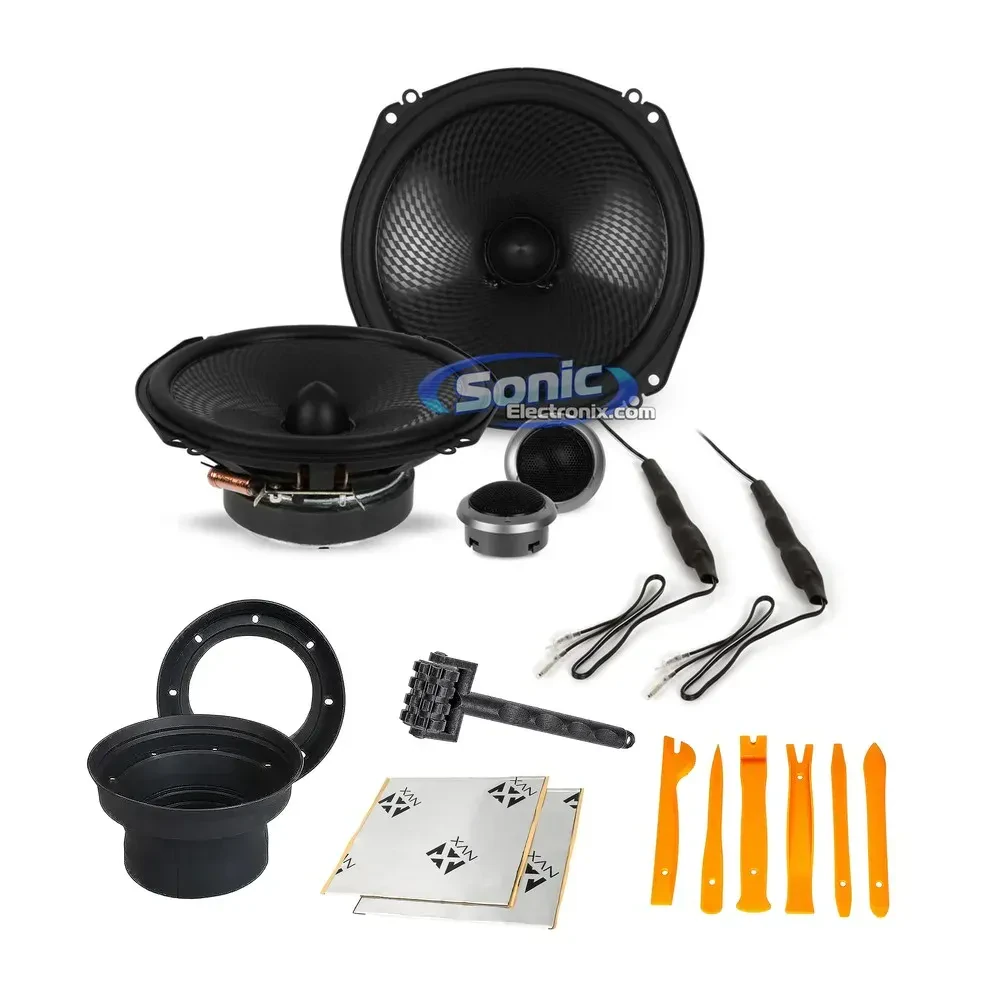 Компонентная автомобильная акустика Kenwood KFC-XP184C 6.5" 160W (набор) с аксессуарами