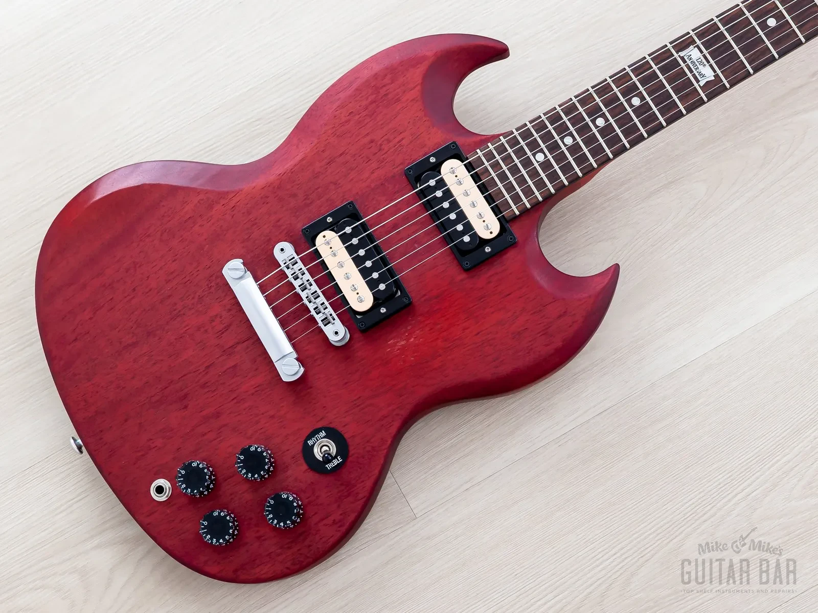 2014 Gibson SGJ 120th Anniversary Satin Cherry w/ '61 Zebra Humbuckers, Case