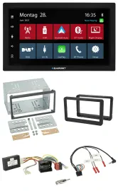 Blaupunkt Lenkrad Bluetooth DAB 2DIN USB Autoradio für Alfa Romeo Brera 159 Spid