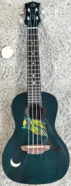 Luna Uke Owl Electric Acoustic Concert Size Ukulele with gig Bag - Model-UKEOWLC