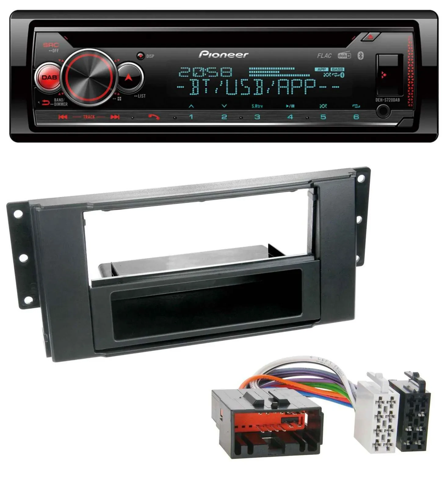 Автомагнитола для Land Rover Freelander 2007-2010 Pioneer MP3 DAB CD Bluetooth USB