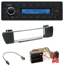 VDO AUX 1DIN MP3 USB Autoradio für BMW X3 (bis 2007)