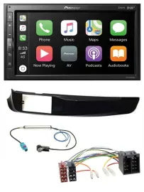 Pioneer USB MP3 DAB 2DIN Bluetooth Autoradio für Alfa Giulietta schwarz glänzend