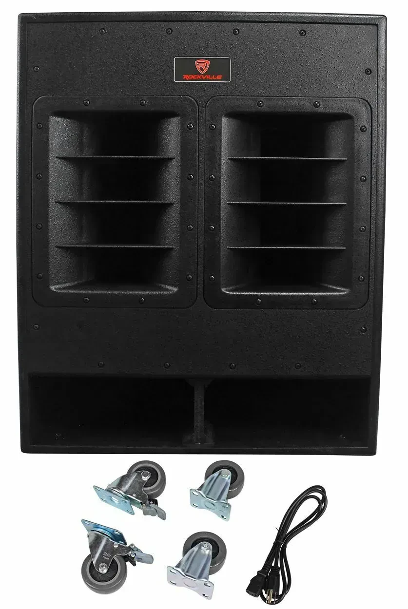 Сабвуфер активный Rockville RBG18FA Black 3000W 1x18