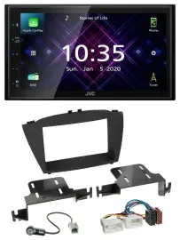 JVC DAB 2DIN MP3 Bluetooth USB Autoradio für Hyundai ix35 (ab 2013)