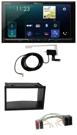 Автомагнитола Pioneer 2-DIN, DAB, USB, MP3, Bluetooth для Volkswagen (Golf 4, Polo, T4, Fox, Passat)