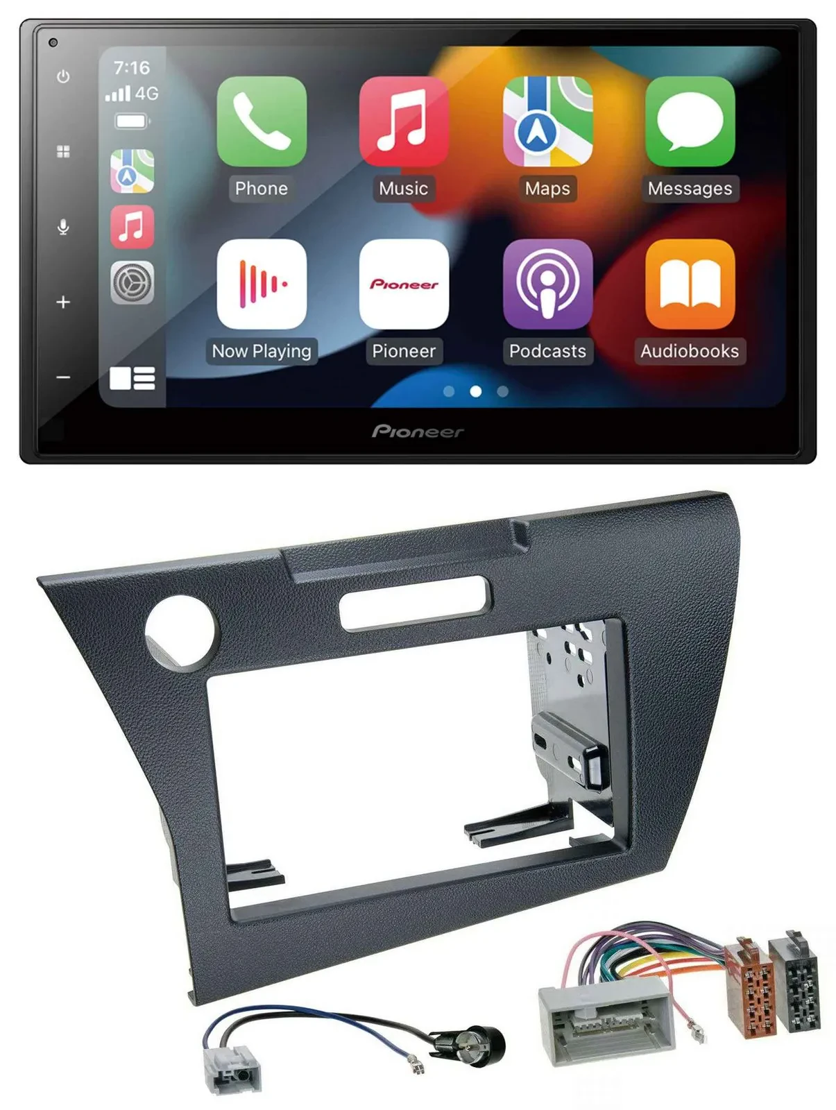 Автомагнитола для Honda CR-Z Pioneer 2DIN, DAB, Bluetooth, USB, MP3