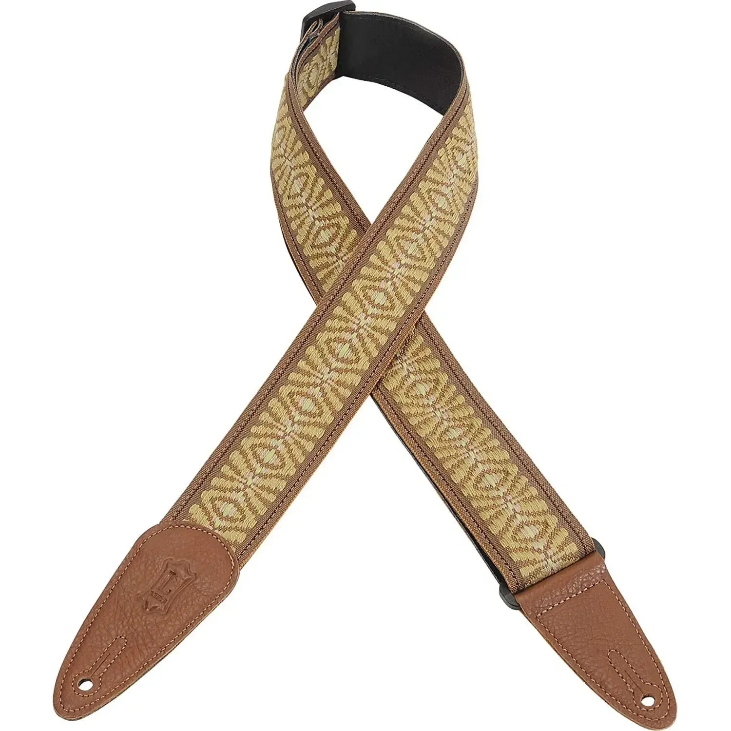Ремень для гитары Levy's MGJH-2005 2" Jacquard Guitar Strap w/Garment Leather Backing